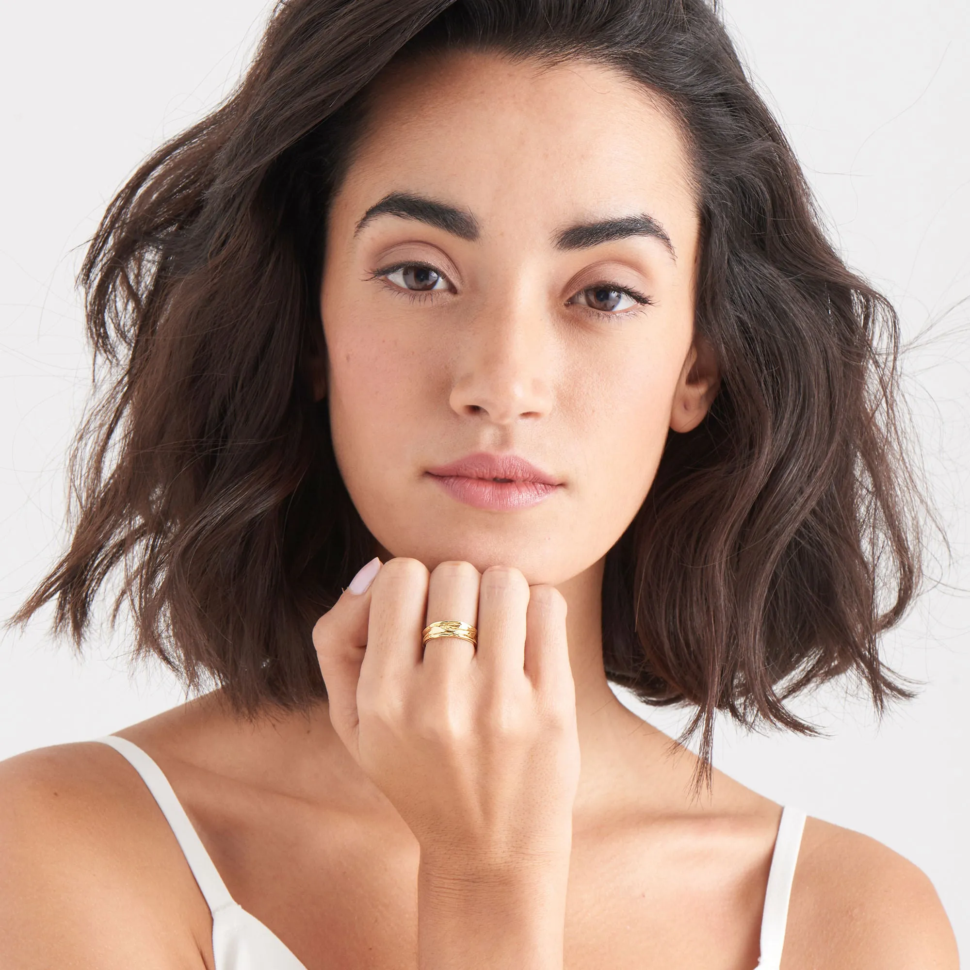 Gold Crush Adjustable Ring
