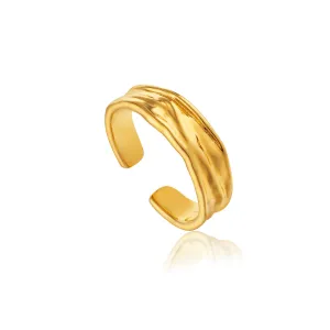 Gold Crush Adjustable Ring