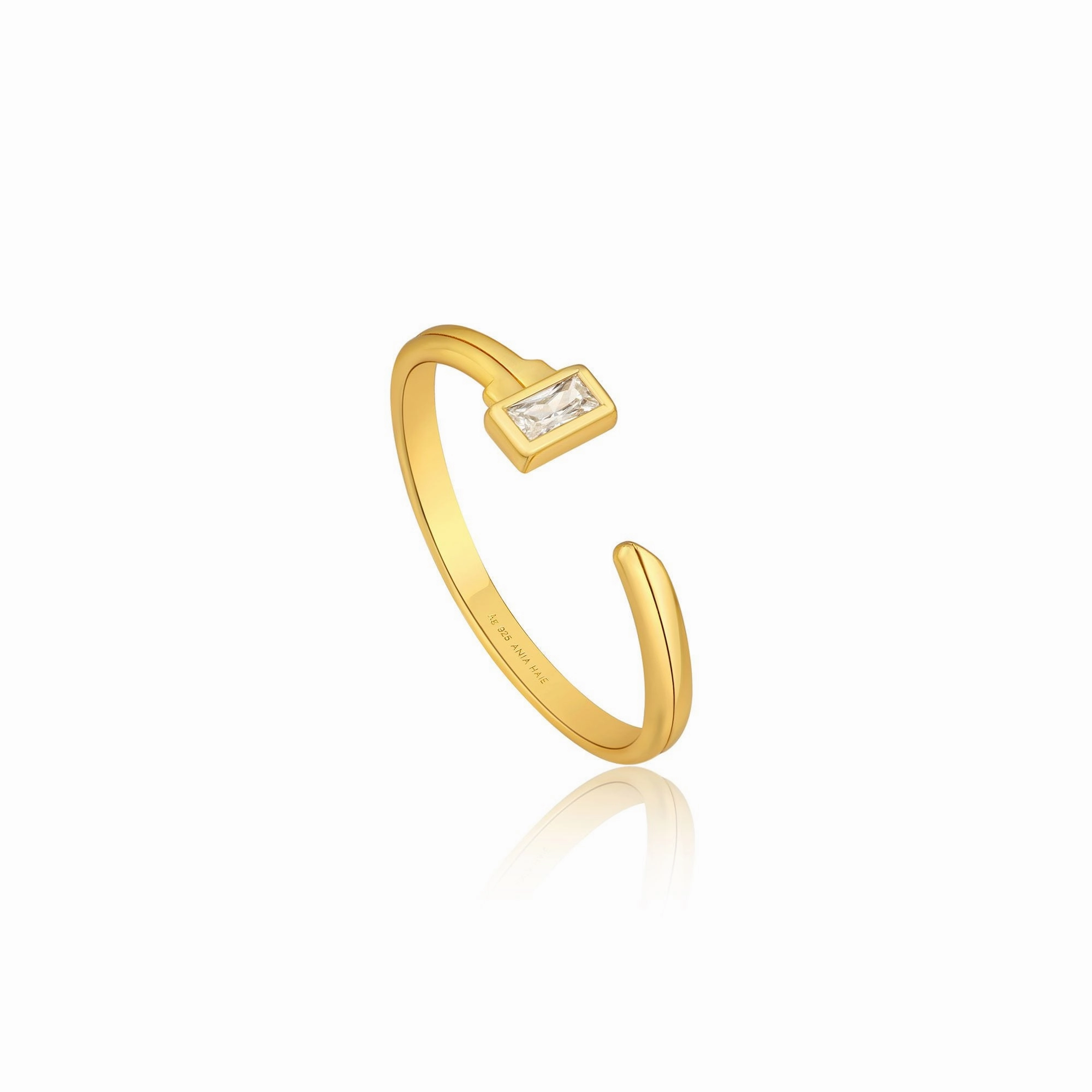 Gold Key Adjustable Ring