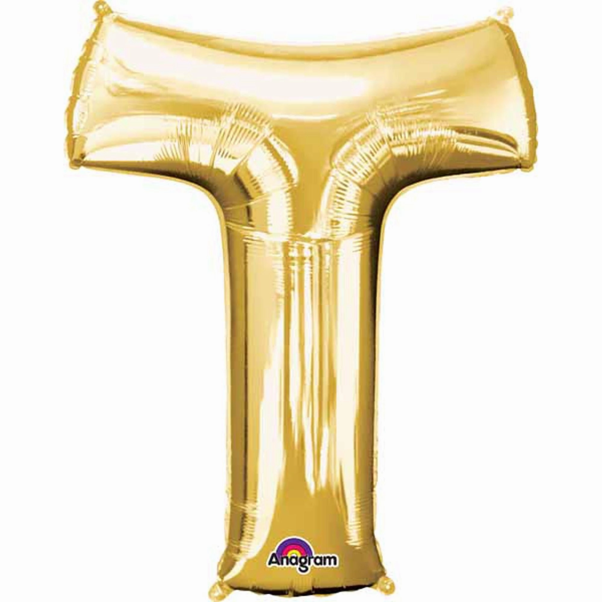 Gold Letter T Wall Decor - 32 Inch Height