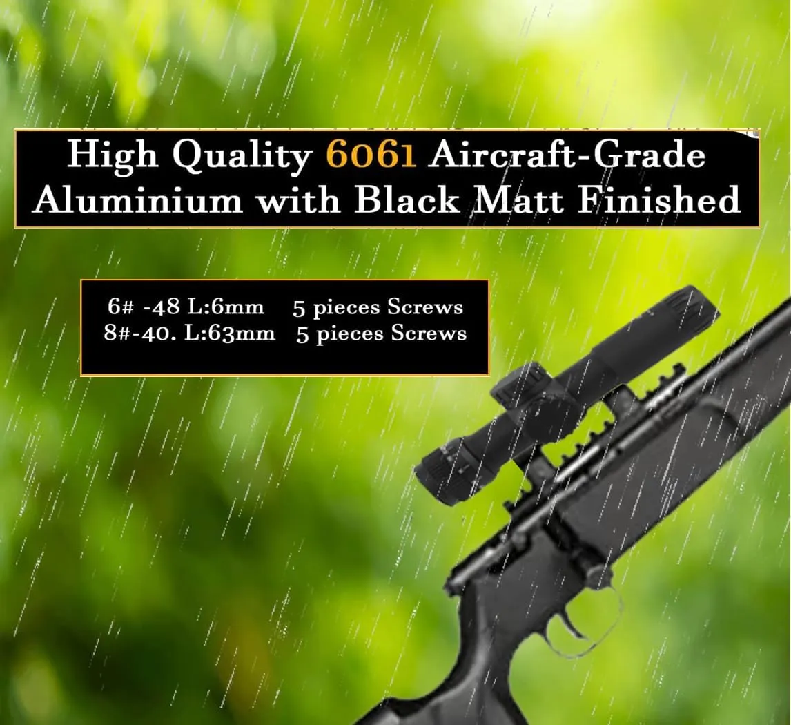 Gotical Picatinny Rail Mount for Savage Rascal Rifles with Ejection Port Cut-Out