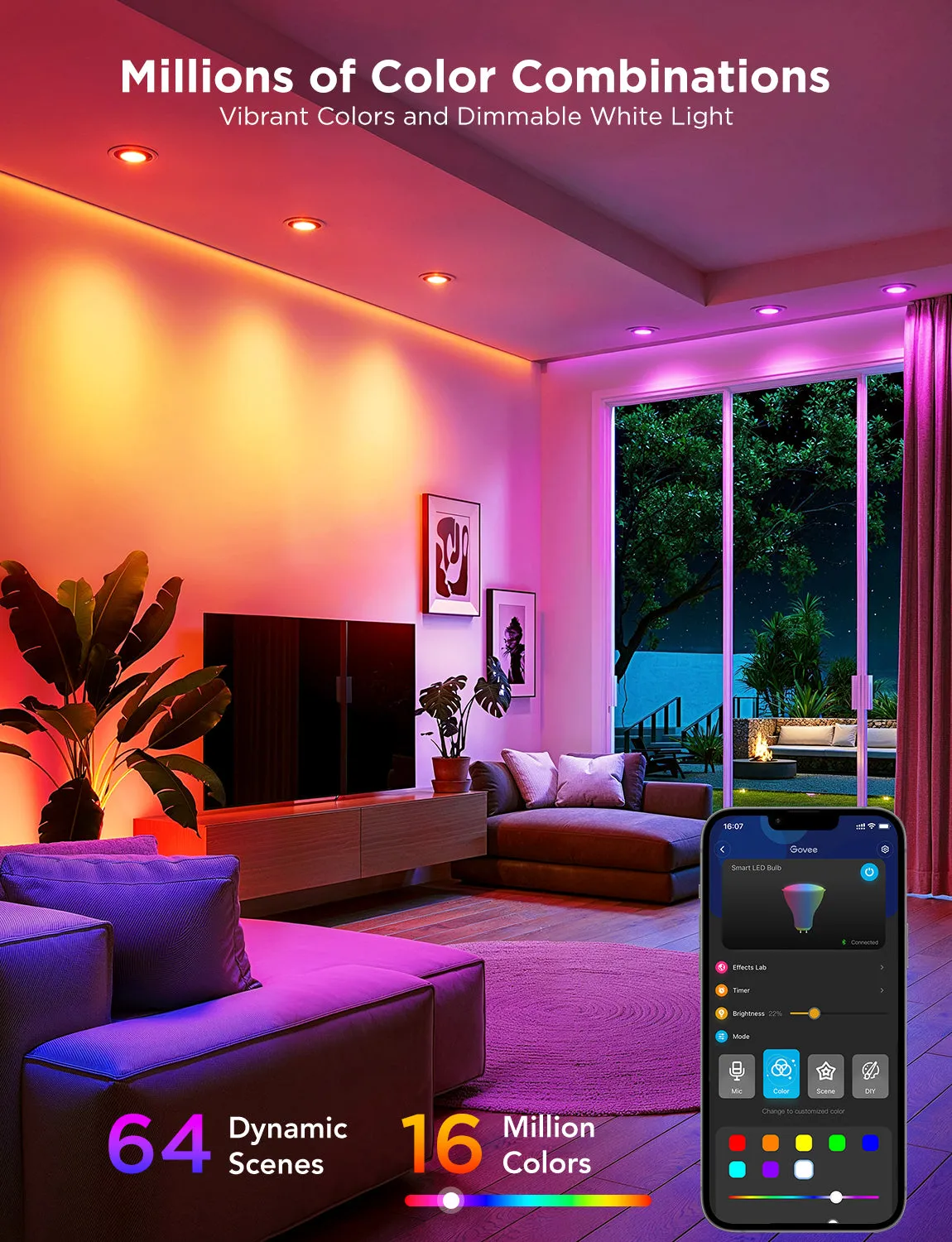 Govee RGBWW Smart Light Bulbs