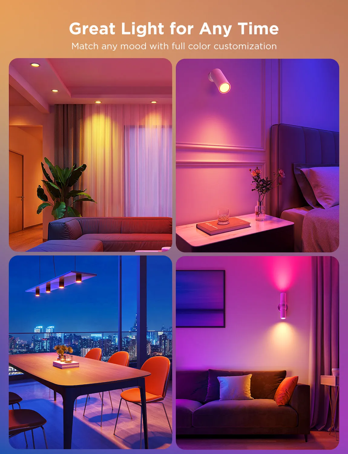 Govee RGBWW Smart Light Bulbs