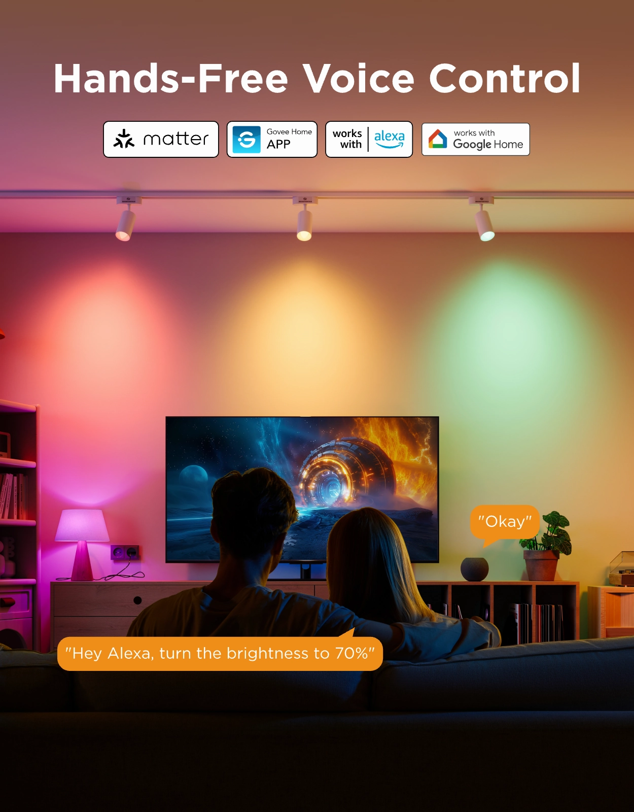 Govee Smart E14 Dimmable LED Light Bulbs