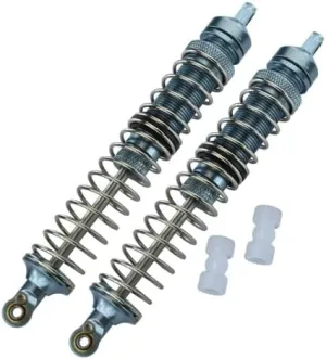 GPM For Losi 1/8 LMT 4WD Solid Axle Monster Truck LOS04022 Upgrade Parts Aluminum Front Or Rear Adjustable Spring Dampers (130mm) - 4Pc Set Gray Silver