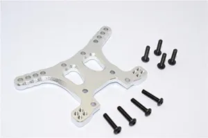 GPM For Traxxas XO-01 Supercar Upgrade Parts Aluminum Rear Adjustable Shock Tower - 1Pc Set Silver