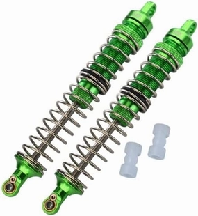 GPM for Losi 1/8 LMT 4WD Solid Axle Monster Truck LOS04022 Upgrade Parts Aluminum Front Or Rear Adjustable Spring Dampers (130mm) - 4Pc Set Green