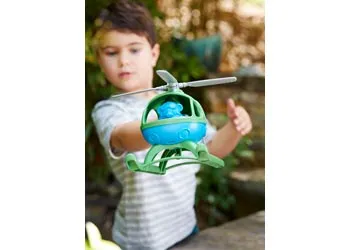Green Toys Helicopter Blue