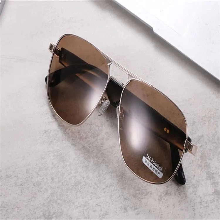 GS02 Smart Glasses, Support Voice Assistant / Bluetooth Call / Remote Control Photography(Brown)