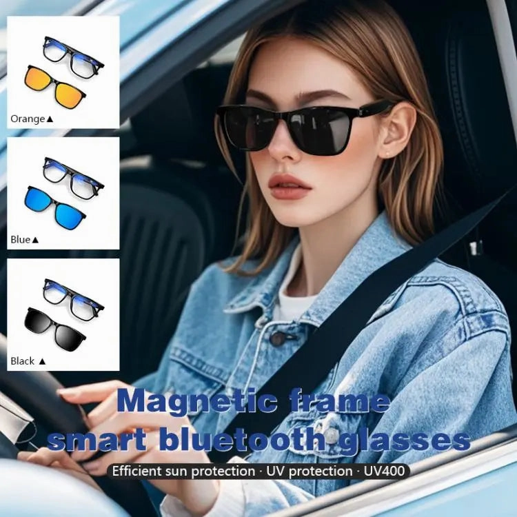 GS05 Smart Glasses, Support AI Smart Chip / Bluetooth Call / Remote Control Photography(Blue)