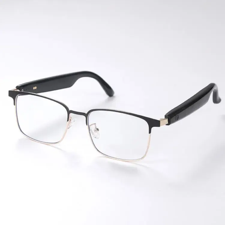 GS06 Smart Glasses, Support AI Smart Chip / Bluetooth Call / Outdoor Sports(Gold)
