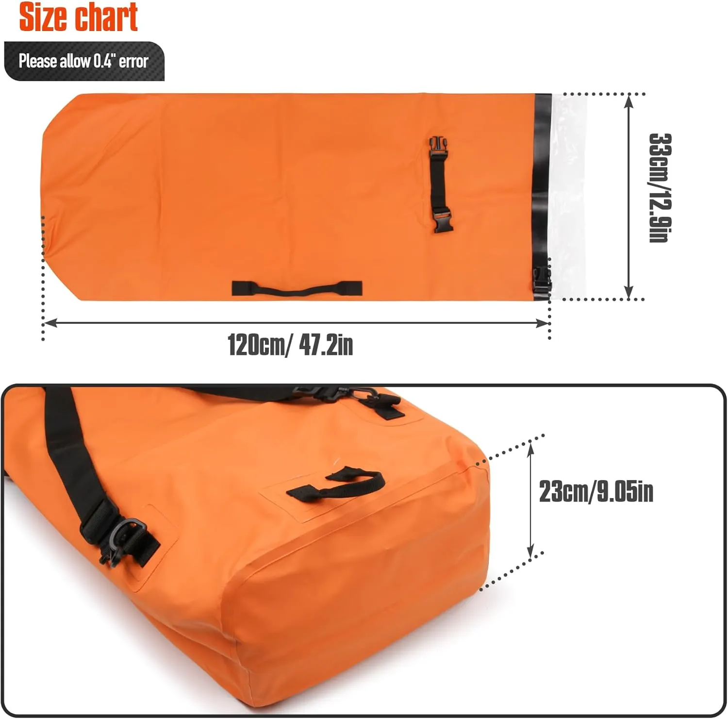 GUGULUZA Waterproof Bag for Rifle Case Shotgun Bag, Roll-Top Closure Lightweight & Floating Bag Cover, Wet Bag for Duck Hunting, Swamps & Water Sports