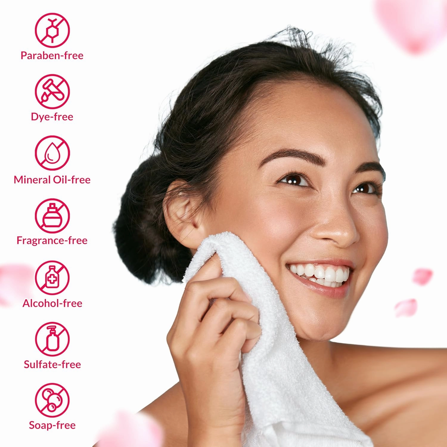 Hada Labo Tokyo Gentle Hydrating Foaming Facial Cleanser, Fragrance-Free Sensitive Skin Face Wash with Hyaluronic Acid and Conditioning Agents Soften Skin, Locks In Moisture, 5.0 oz Each (Pack of 3)