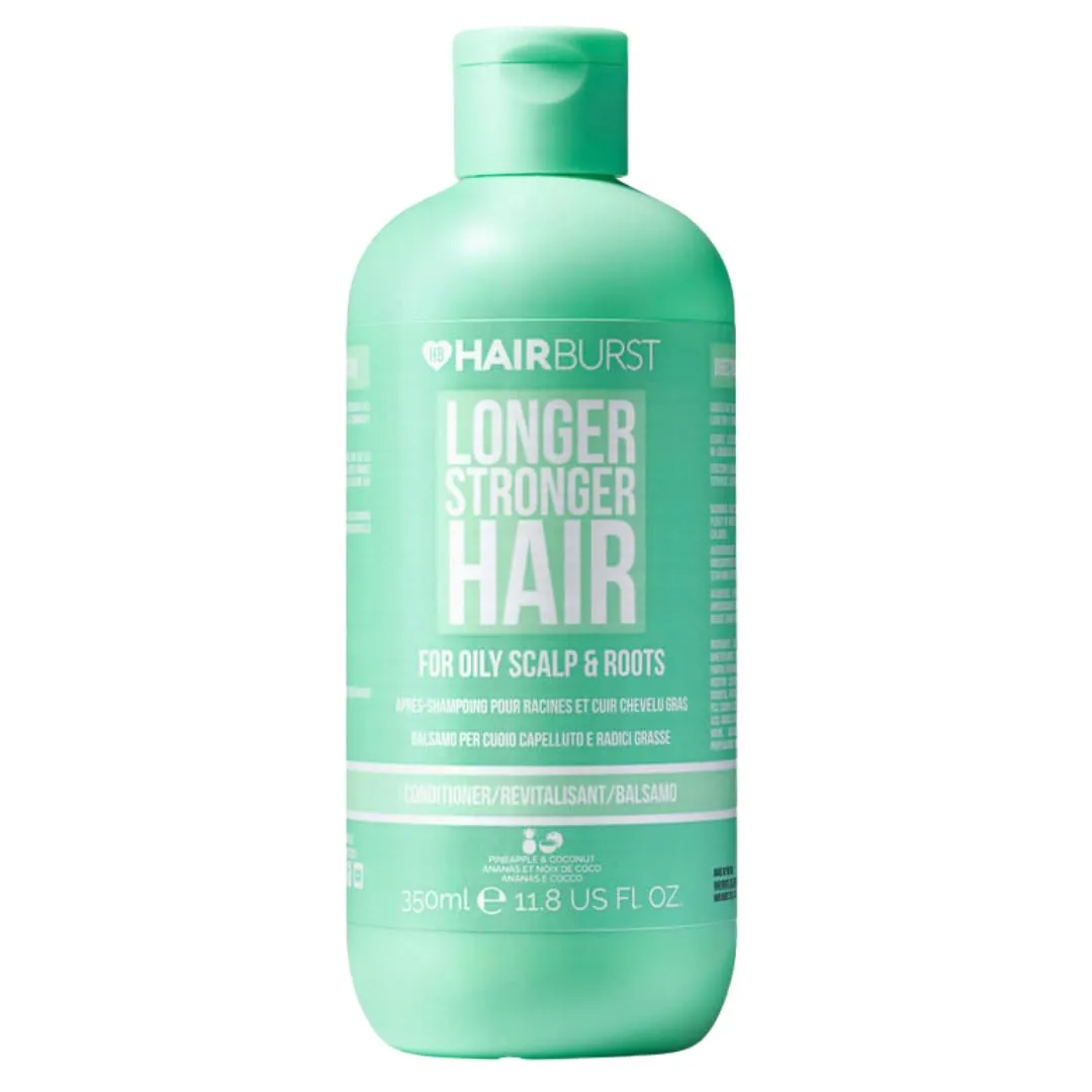 HAIR BURST Hair Conditioner for Oily Roots and Scalp - Removes Excess Sebum and Greasy Oil Build-Up - Vegan -11.8 FL. OZ