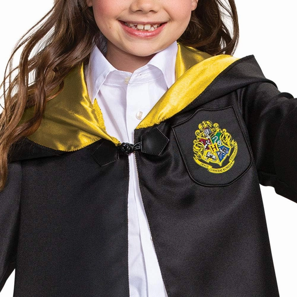 Harry Potter Robe, Official Hogwarts Wizarding World Costume Robes, Deluxe Kids Size Dress Up Accessory