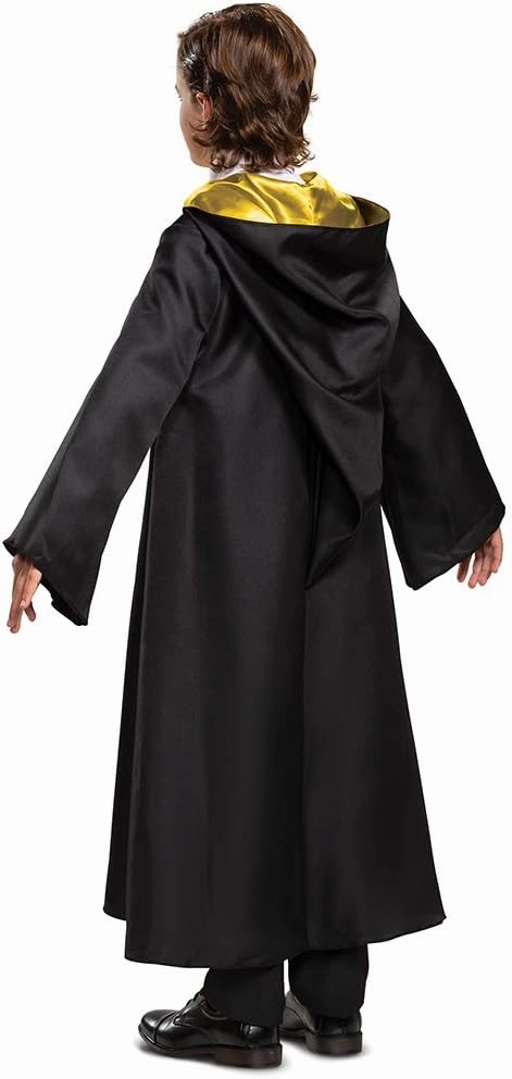 Harry Potter Robe, Official Hogwarts Wizarding World Costume Robes, Deluxe Kids Size Dress Up Accessory
