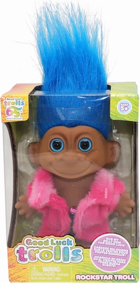 Headstart Good Luck Trolls 65th Anniversary - Rockstar Troll Doll