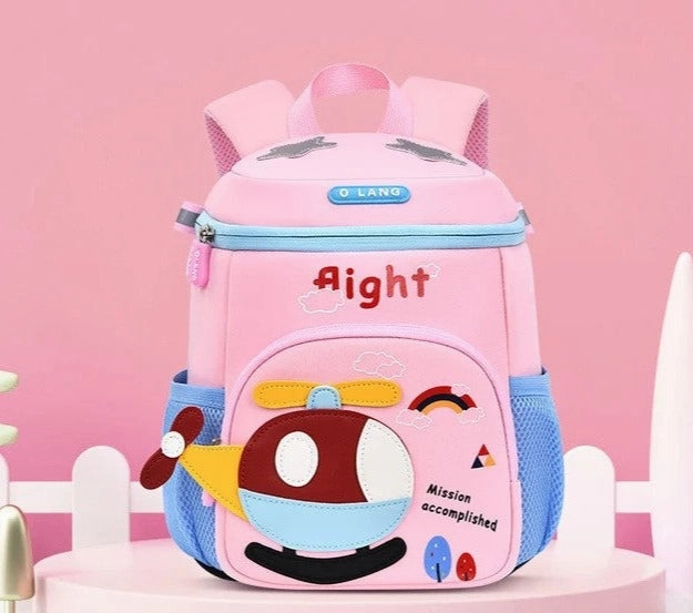 Helicopter Design Backpack for Kindergarten kids