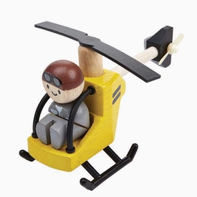 Helicopter With Pilot
