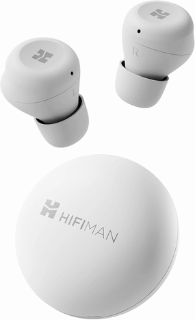 HIFIMAN TWS450 Environmental Noise Cancelling Bluetooth in-Ear Hi-Fi Earphones with Audiophile-Grade Dynamic Driver, Low Latency Bluetooth 5.3, IPX4 Water/Sweat Resistant, Small Cavity, White
