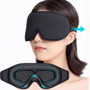 High Quality 6D Smart Eye Massager Heated Eye Mask – Vibration, Airbag Pressure, Infrared Hot Compress, Music Therapy, Relieve Eye Fatigue, Compact 180° Folding Design for Travel & Home Use