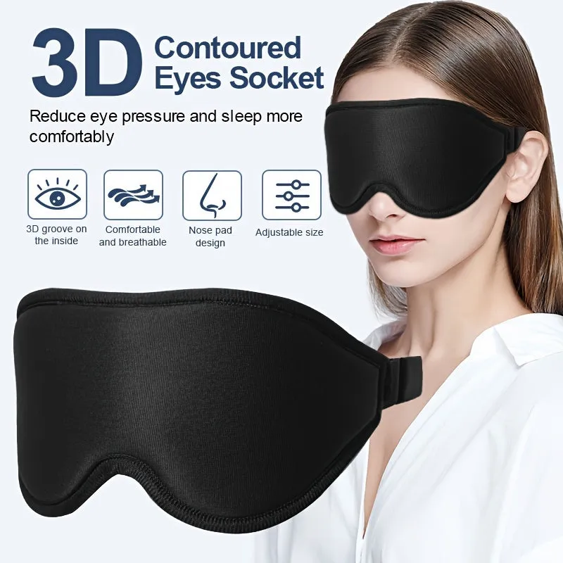 High Quality 6D Smart Eye Massager Heated Eye Mask – Vibration, Airbag Pressure, Infrared Hot Compress, Music Therapy, Relieve Eye Fatigue, Compact 180° Folding Design for Travel & Home Use