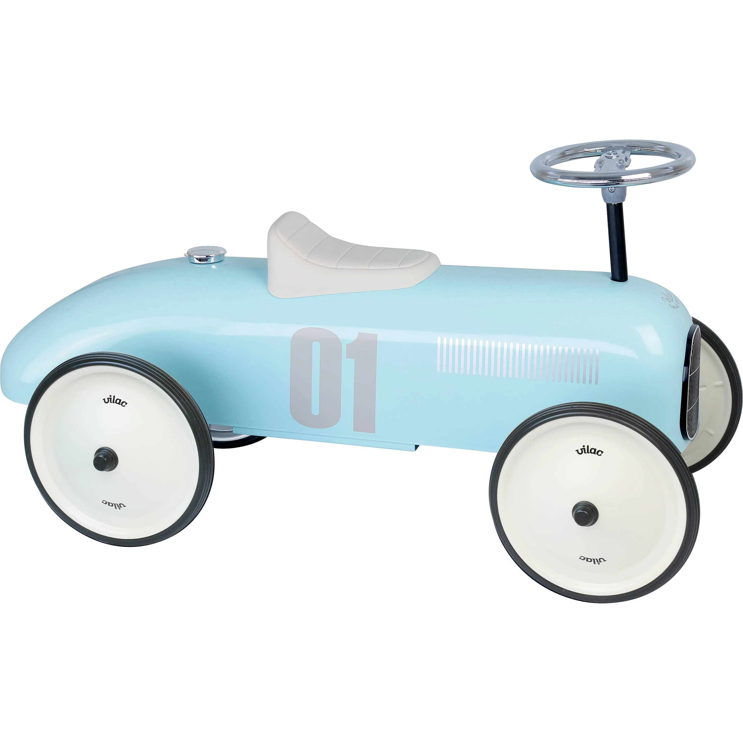 Hippychick - Vilac - Light Blue Metal Car