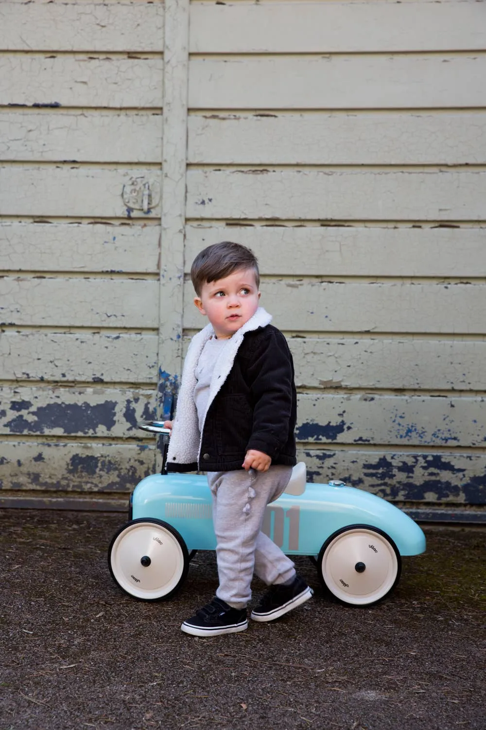 Hippychick - Vilac - Light Blue Metal Car
