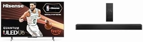 Hisense Exclusive Bundle 65U6HF Smart TV & HS2100 Soundbar