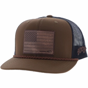 Hooey "Liberty Roper" Brown with Leather Rope