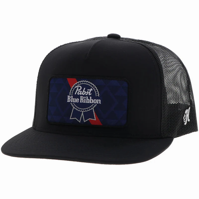 Hooey "Pabst Blue Ribbon Black Patch and mesh