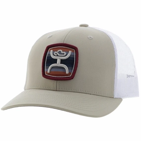 Hooey "Zenith" Tan/White Ballcap