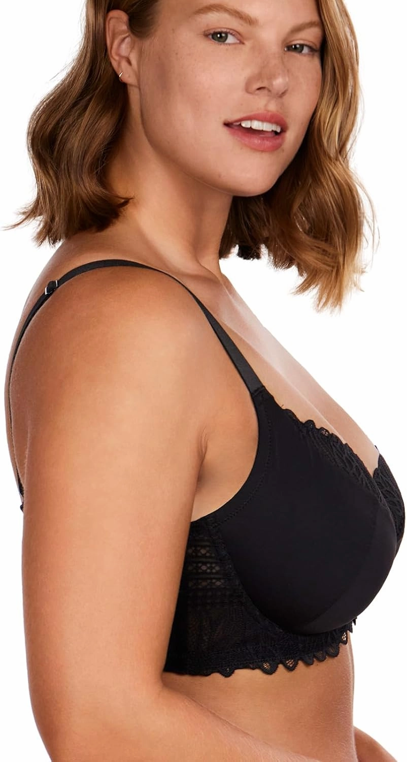 HSIA Minimizer Bra for Women - Plus Size Lace Bra Women's Full Coverage Unlined Underwire Bra for Heavy Breast