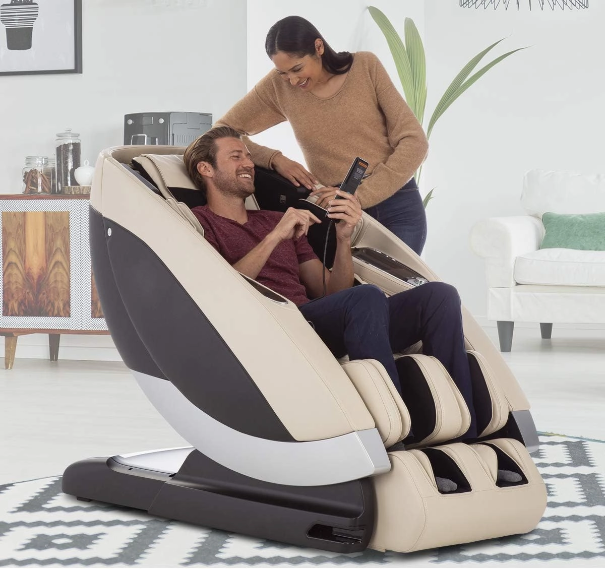 Human Touch Super Novo Zero Gravity Massage Chair - Virtual Therapist w/ Alexa, Cloud Touch Acupressure - 3D & 4D Full Body Massage, Stretch & Deep Tissue for Recovery - 38 Wellness Programs, Black