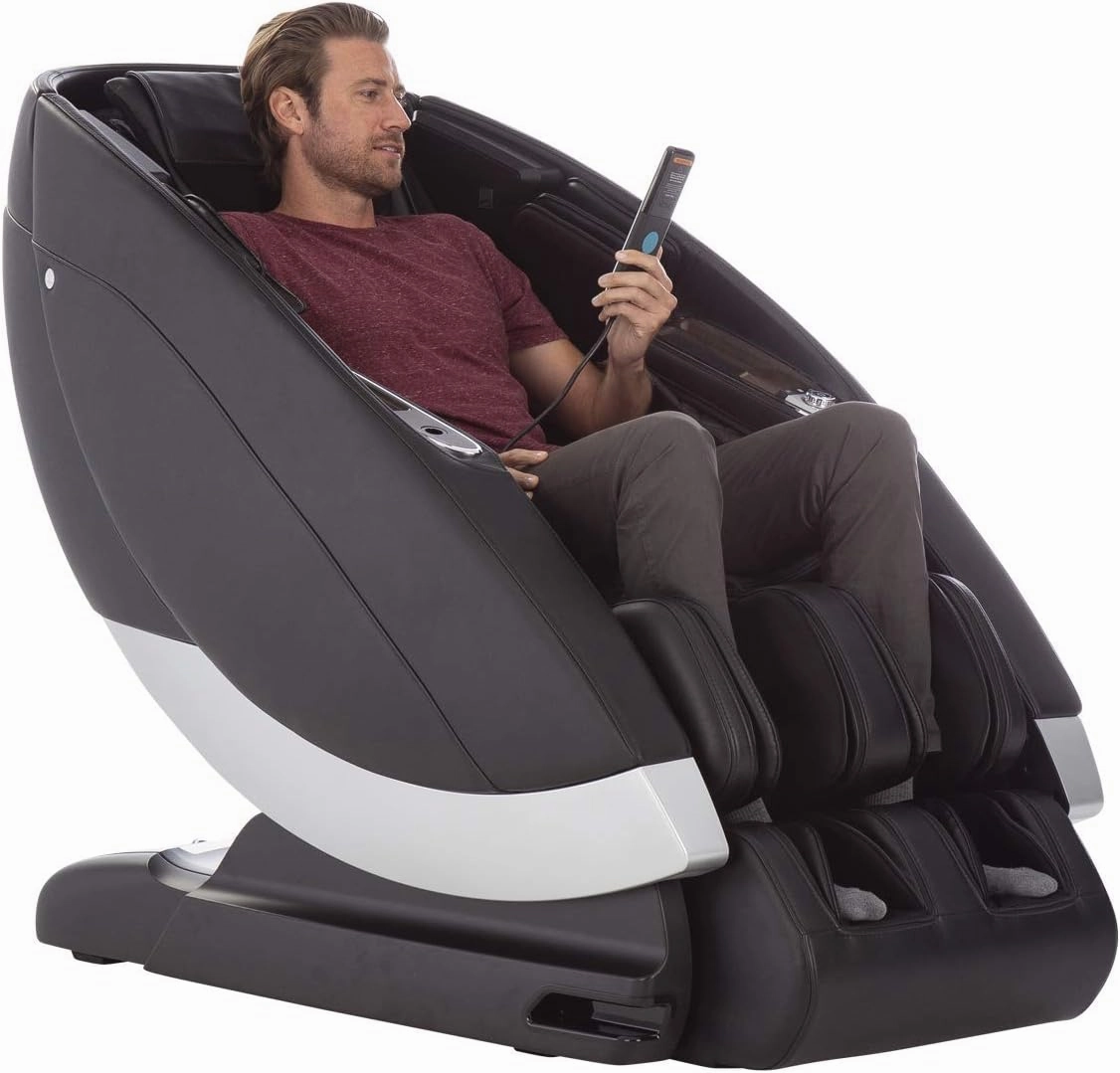 Human Touch Super Novo Zero Gravity Massage Chair - Virtual Therapist w/ Alexa, Cloud Touch Acupressure - 3D & 4D Full Body Massage, Stretch & Deep Tissue for Recovery - 38 Wellness Programs, Black