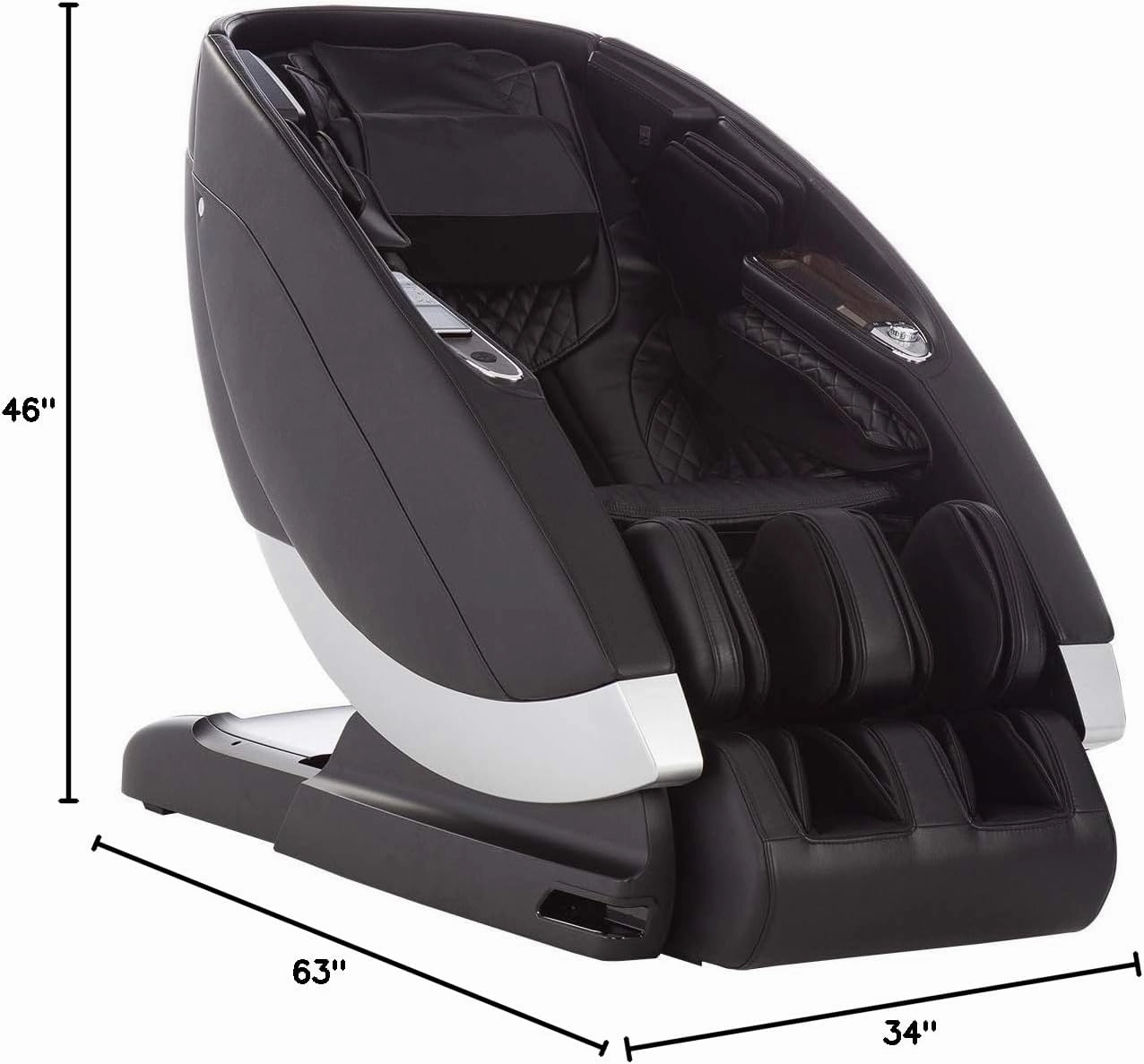 Human Touch Super Novo Zero Gravity Massage Chair - Virtual Therapist w/ Alexa, Cloud Touch Acupressure - 3D & 4D Full Body Massage, Stretch & Deep Tissue for Recovery - 38 Wellness Programs, Black