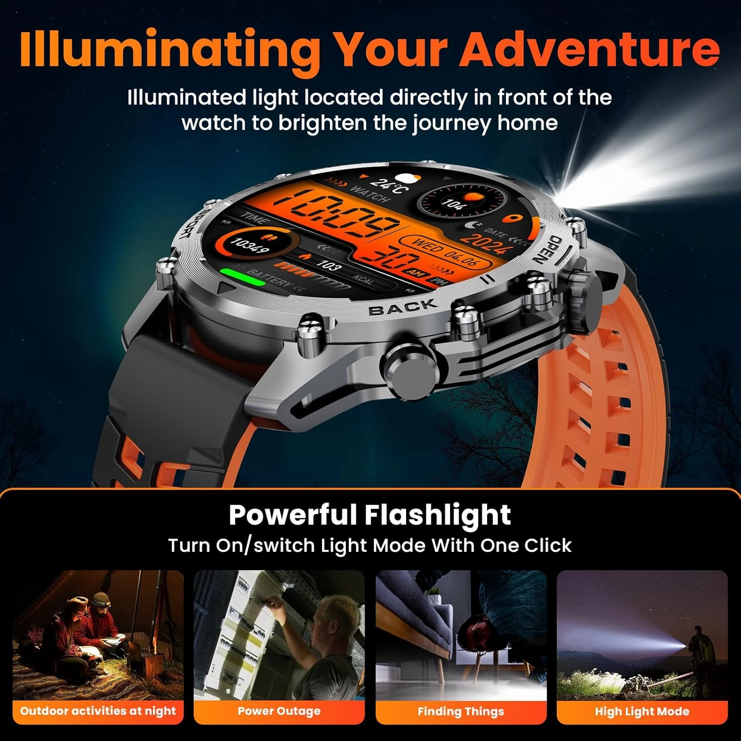 Hwagol Smart Watch (Call/Answer) 1.52'' Military Smart Watches for Men, 100 Sport Modes/Heart Rate/Sleep Monitor/Pedometer, 2025 New Fitness Tracker Two Style Kits,Watches for Men for Android iPhone