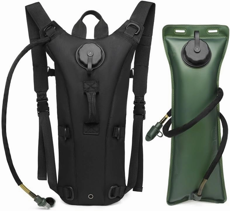Hydration Pack - Lightweight Running Hydration Backpack For Men Women Hydration Backpack With Storage For Cycling, Hiking, Running, Climbing,Camping, Biking 3L Hydration Bladder Included(Khaki)