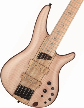 Ibanez Premium SR5FMDX2 5-string Bass Guitar - Natural Low Gloss