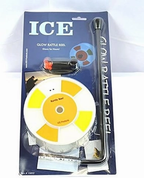 Ice Fishing Fish House Fishouse Glow in The Dark Rattle Reel Wheel Wall Ceiling Mount