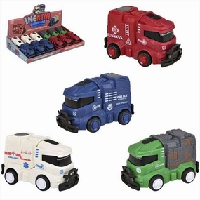 Inertia Service Vehicles – Fun Push-and-Go Toy
