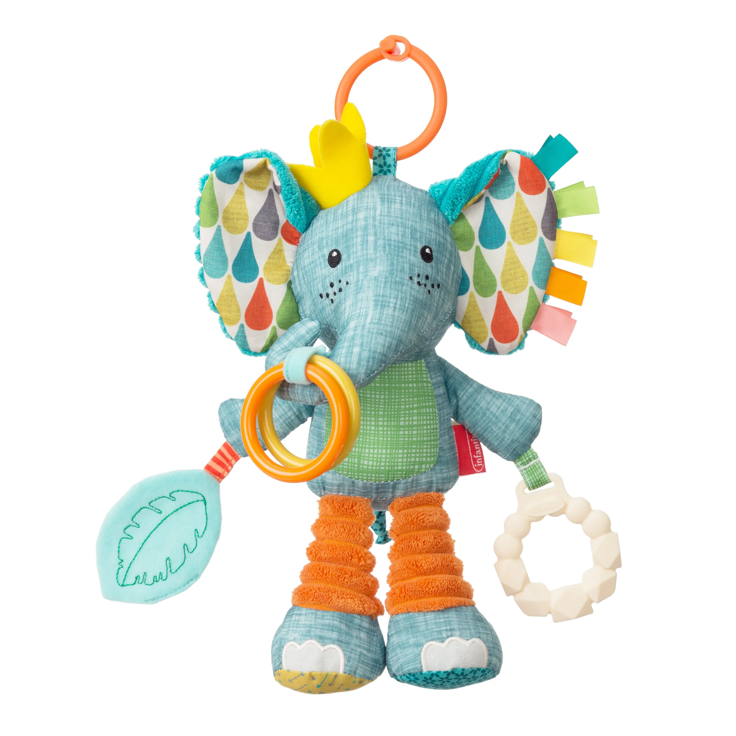 Infantino- Playtime Pal Elephant-Multi Color