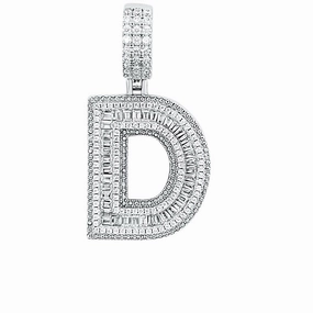 Initial Pendant Letter D