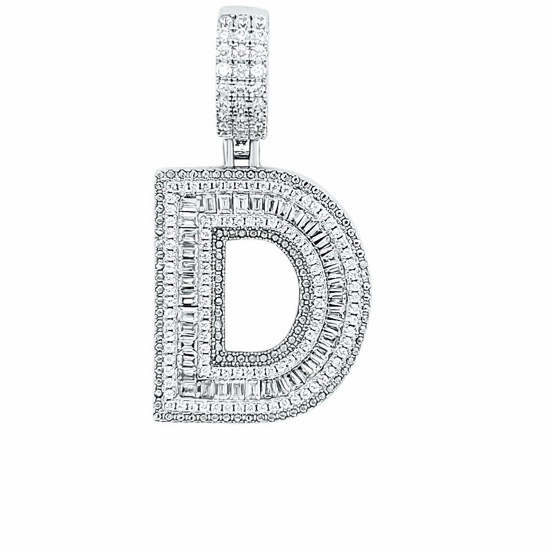 Initial Pendant Letter D