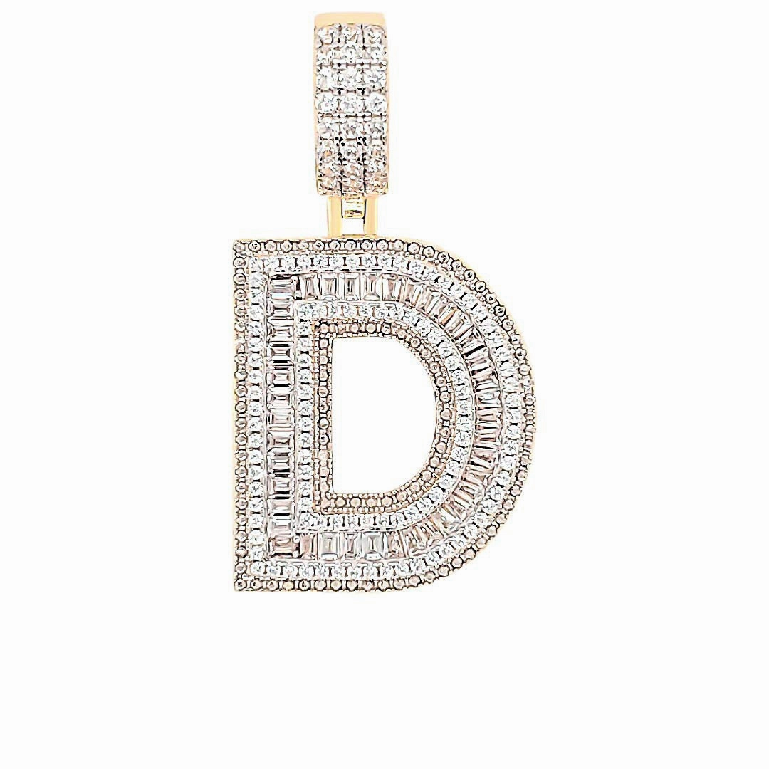 Initial Pendant Letter D