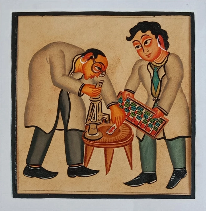 Innovation In Process: Scientists In Kalighat by Bapi Chitrakar