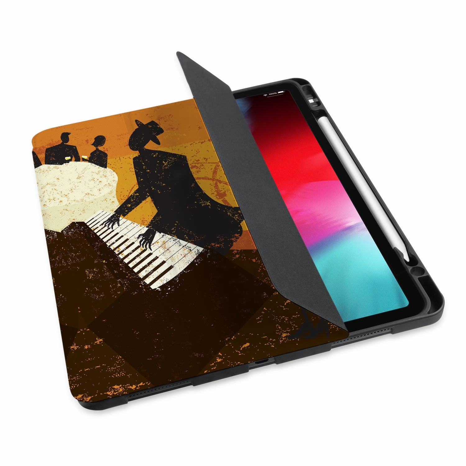 iPad Trifold Case - Music