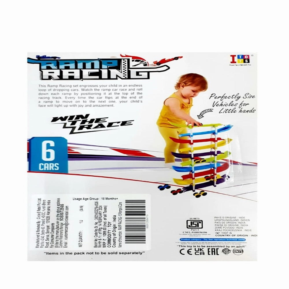 Itoys Ramp Racing 10 Ramp 6 Cars