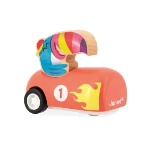 Janod Applepop Pull Back Car