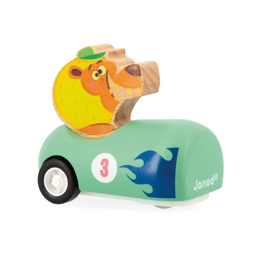 Janod Applepop Pull Back Car
